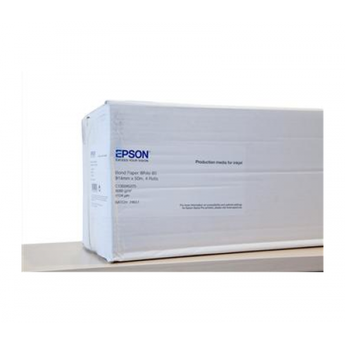 Бумага для плоттера Epson Bond Paper Satin 90 г/м2 24x50m (C13S045282)