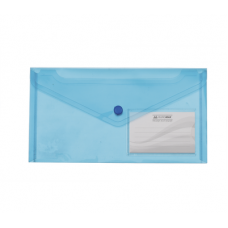 Папка-конверт DL Buromax синяя BM.3938-02