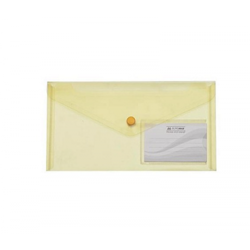 Папка-конверт DL Buromax желтая BM.3938-08