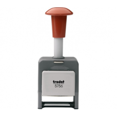 Нумератор автоматический Trodat 5756/р металл + пластик, красный/серый