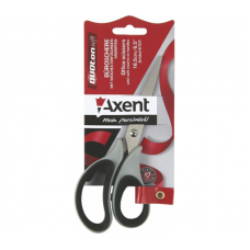 Ножницы Axent Duoton Soft 21 см серо-черные 6102-01-A