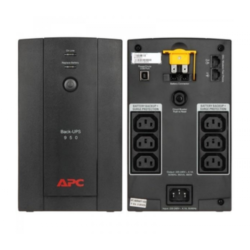 Источник бесперебойного питания (ИБП) для пк APC Back-UPS 950VA (BX950UI)