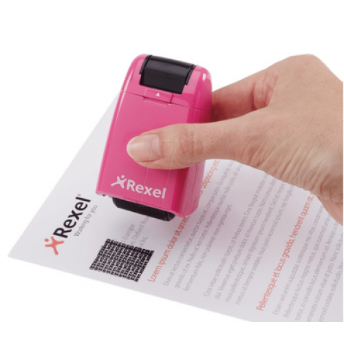 Штамп для сокрытия личных данных Rexel ID Guard - Pink (2112007)